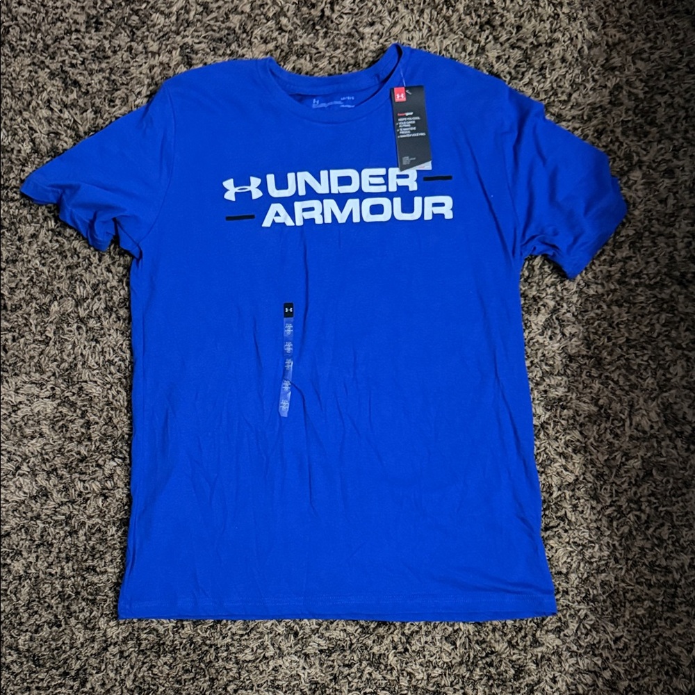 Under Armour Royal Blue Short Sleeve Logo Tee
